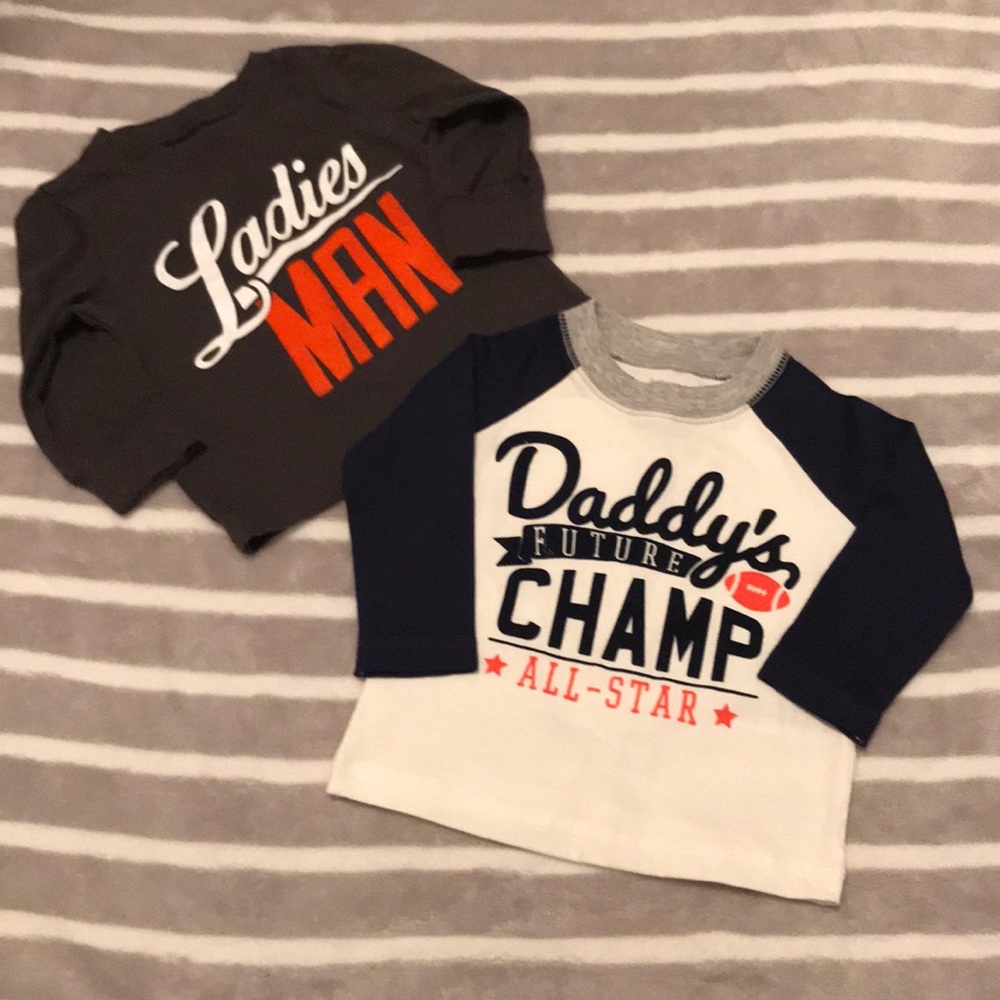 Infant boys long sleeve t shirts